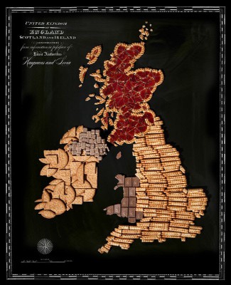 съедобная карта Англия