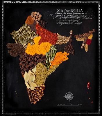 съедобная карта Индия