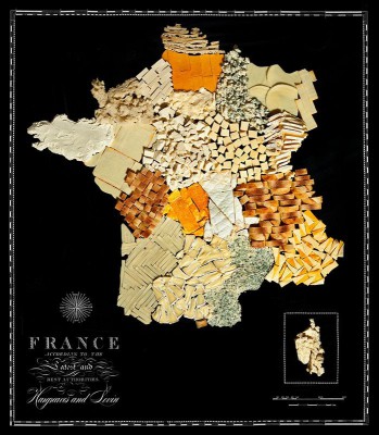 съедобная карта Франция