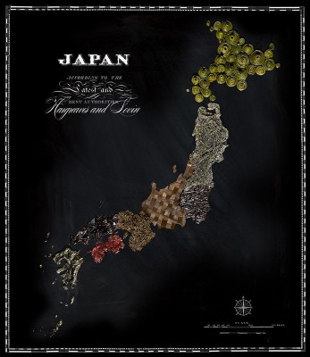 съедобная карта Япония