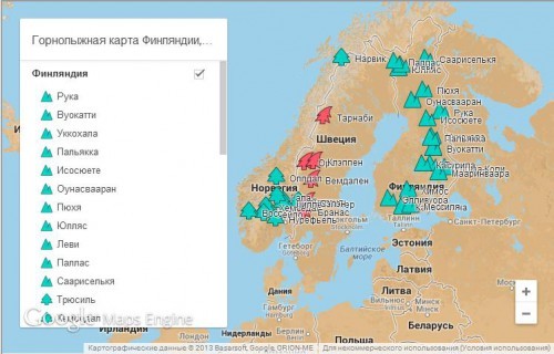 горнолыжная Скандинавия